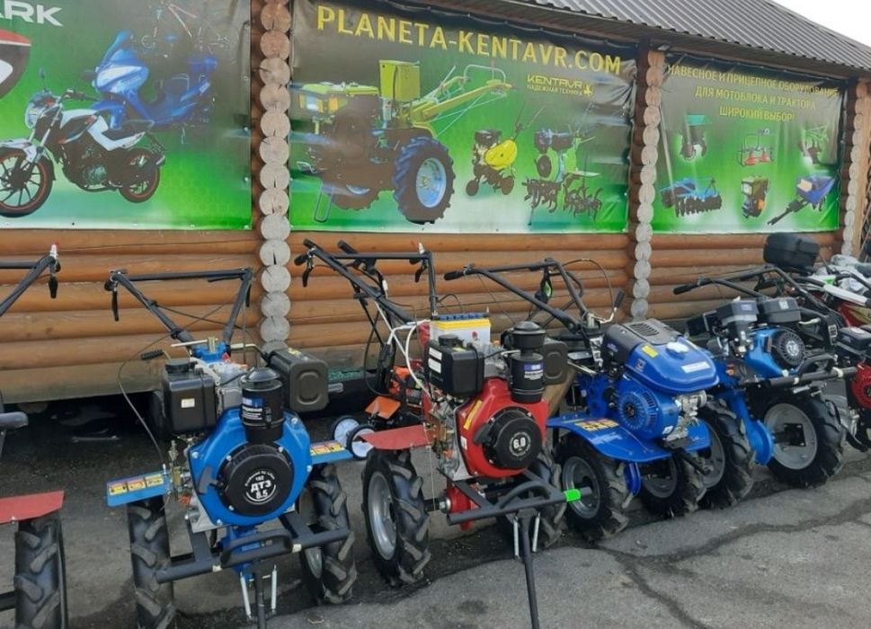 МОТОБЛОК Кентавр ДТЗ, Дизельний та бензиновий, Водяні та повітряного