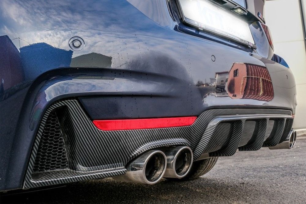 Difusor Bmw Série 4 F32 F33 F36 (2013 a 2019) Pintura de Carbono