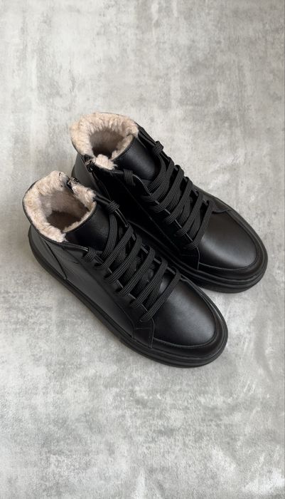 Зимові хайтопи натуральна шкіра