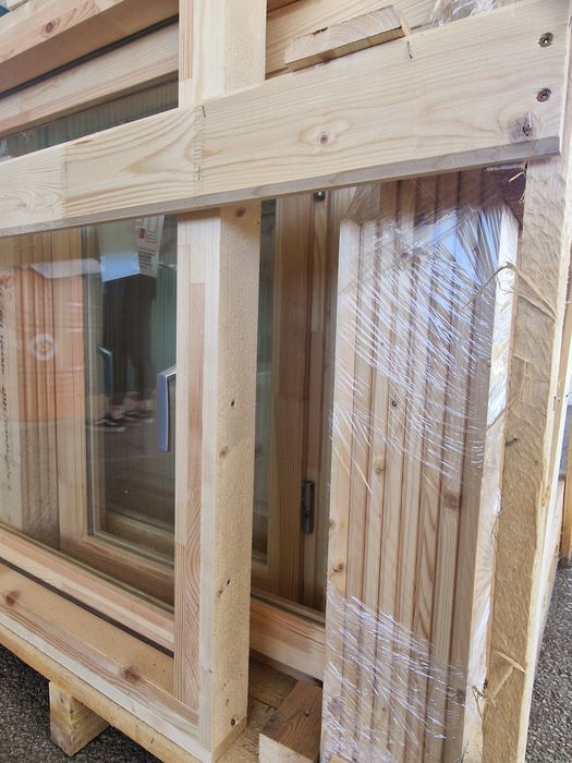 Portas deslizantes - Conjunto Challet de Madeira