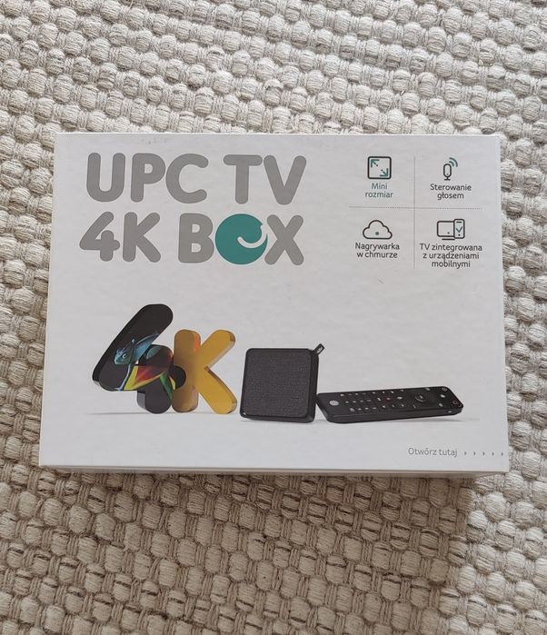 UPC TV 4K BOX Cały zestaw