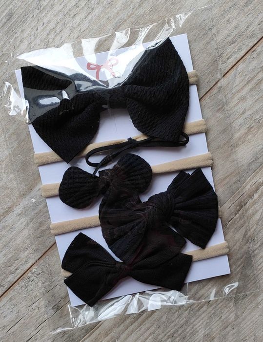 Opaski bezuciskowe dla noworodków niemowląt i starszych dziewczynek