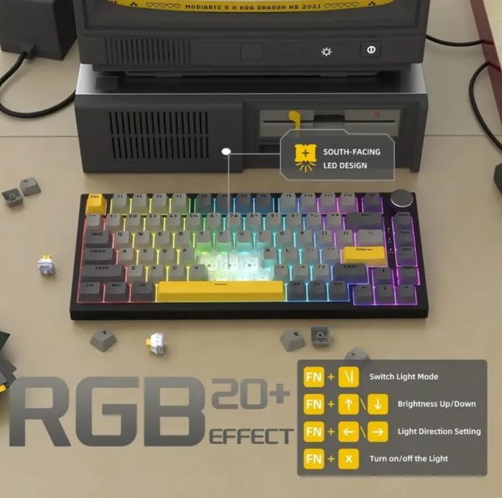 ‼️New‼️Геймерська клавіатура AJAZZ AK820 ‼️New‼