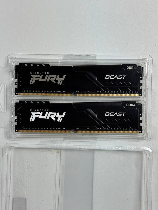 Оперативна память Kingston Fury Beast DDR4 DIMM 2x16GB 3200Mz CL16 XMP