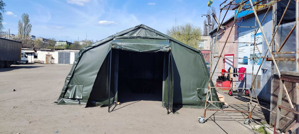 Намети армійські каркасні легкозбірні | В наявності та під замовлення
