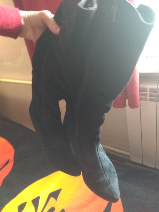 сапоги зимние замш 39р