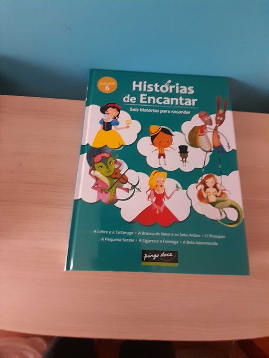 Lote 7 Livros Infantis: Fábulas La Fontaine, Contos de Sempre e Histórias de Encantar