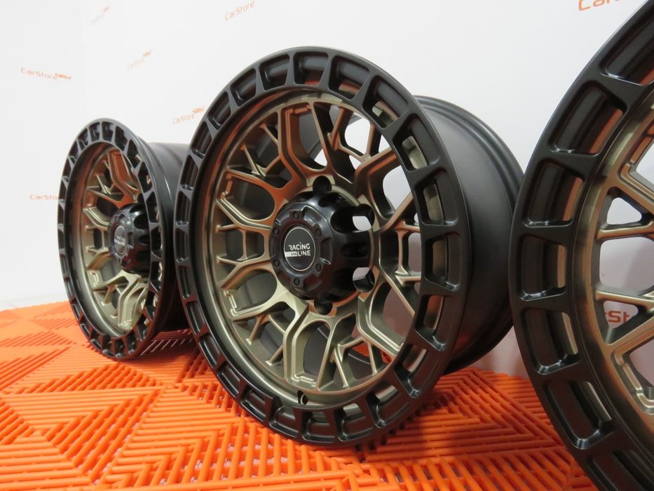 Jantes 4x4 15 x 8 et -10 6x139.7 Preto e Bronze