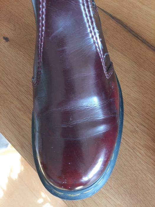 Dr. Martens 39 botki bordowe