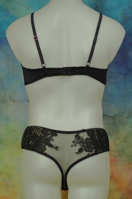 Bielizna męska, zestaw koronka, stringi, rozmiar L, crossdress, trans.