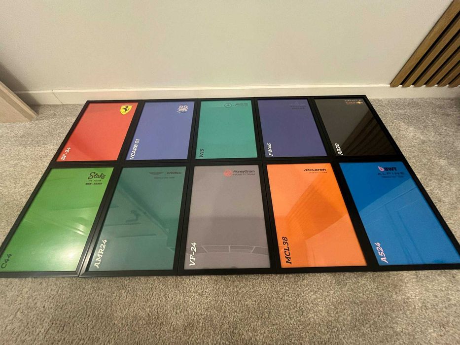 Ramka na model LEGO F1 Speed Champions 2024 MoneyGram Haas Team VF-24