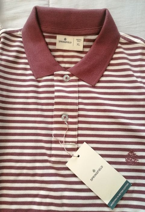 Polo de Homem SPRINGFIELD - XL (Novo e original)