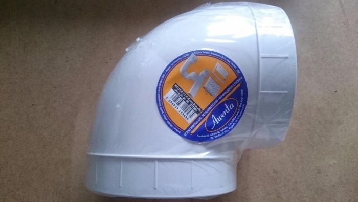Kolano kanału okrągłego 90 fi 150 mm