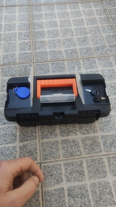 Bomba AirFoft com leitor de cartões RFID.