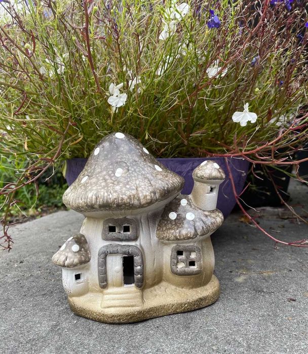 Садова фігурка «Грибний будиночок»