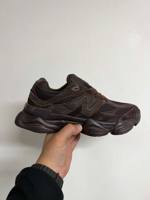 Кросівки New Balance 9060 Dark Brown (термо) (41-45)