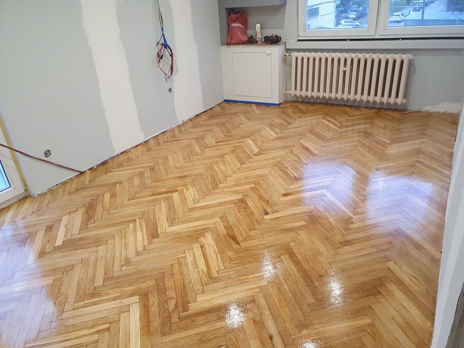 CYKLINOWANIE BEZPYŁOWE Renowacja Podłogi Drewnianej i Schodów