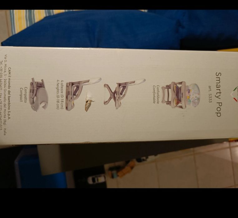 Cadeira de refeição Cam Smarty Beige Itália