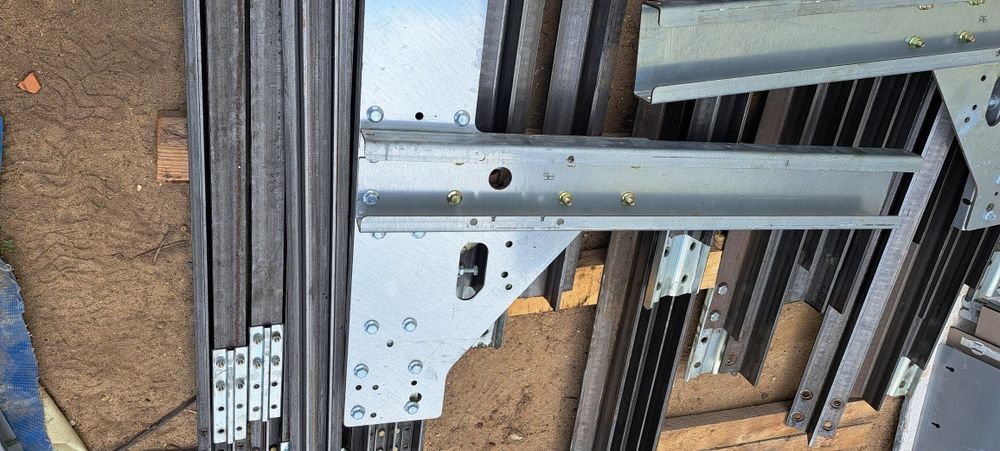 Vigas perfil T Cantoneiras barras 125x65 novas