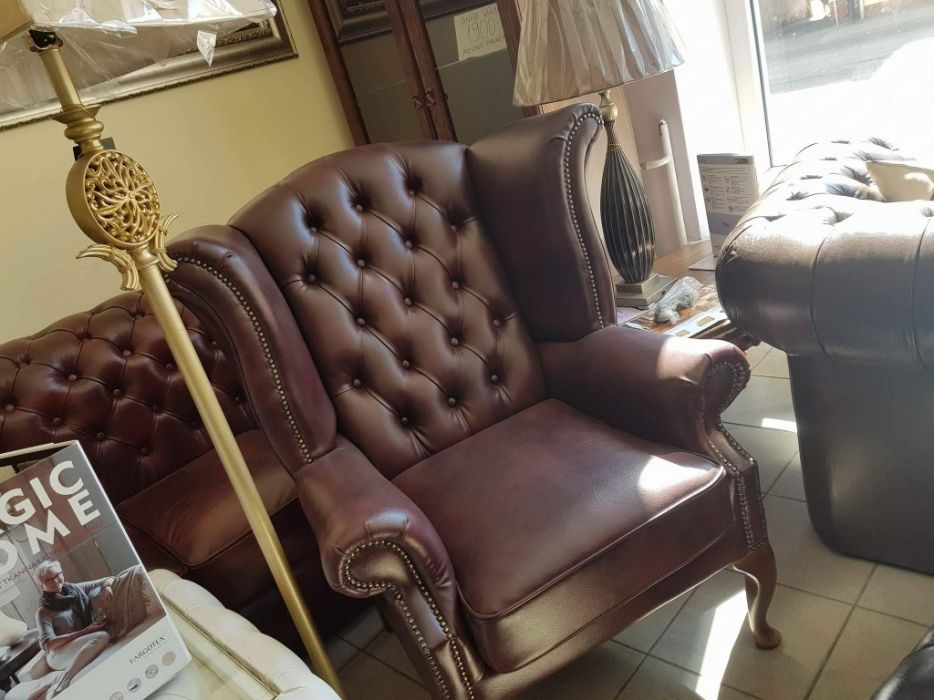 fotel Chesterfield uszak promocja -10%