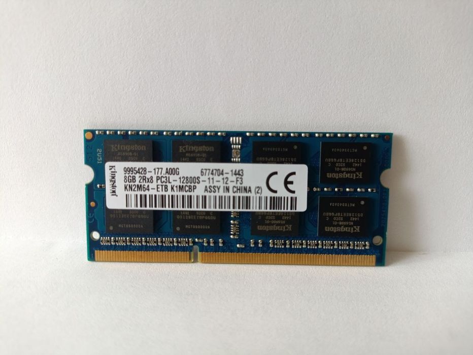 So-dimm оперативна память до ноутбука 8 гб ддр3 / 8 gb PC3-12800 DDR3-1600 Mhz