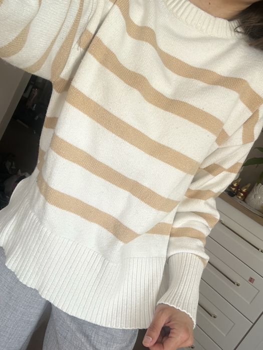 Sweter sweterek paski