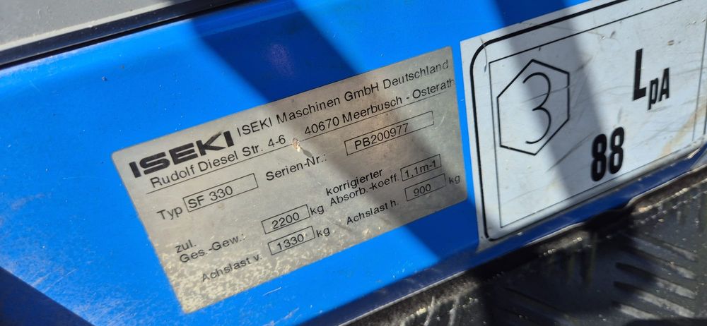 Traktorek iseki Sf 330 4x4 nie kubota