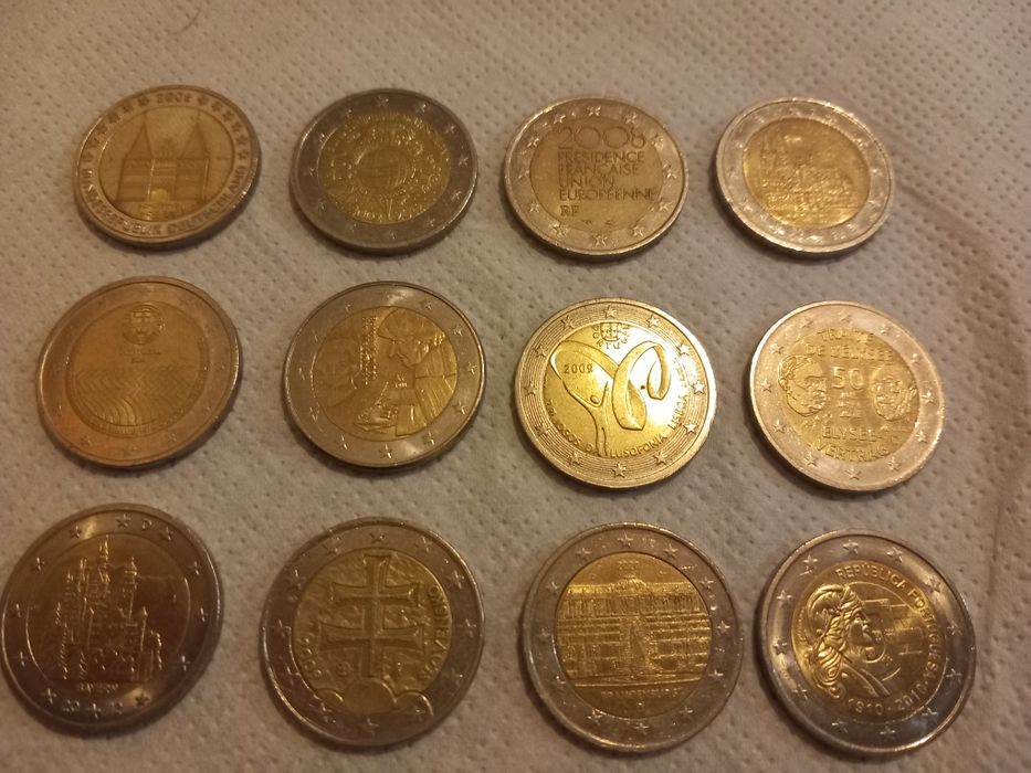 Moedas 2€ comemorativas