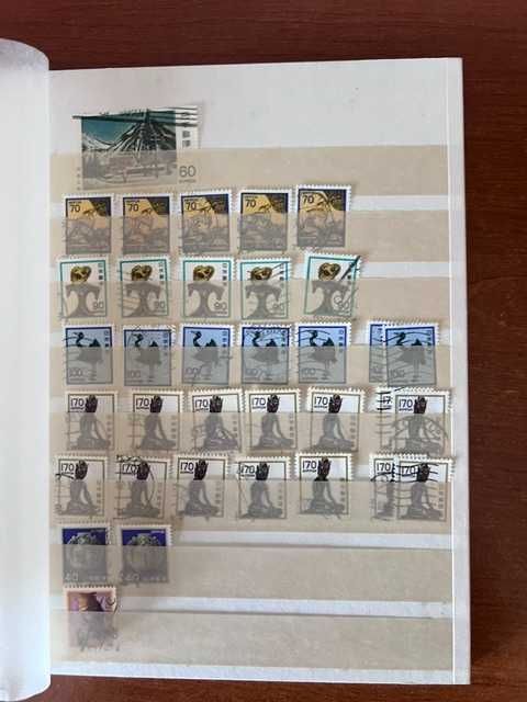 Selos Japão – 240 selos (cerca de 70 diferentes)