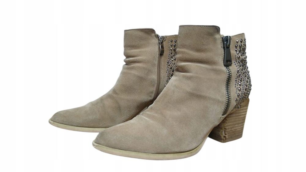 Alma En Pena 38 Buty Damskie Botki Skórzane V21121 T1244