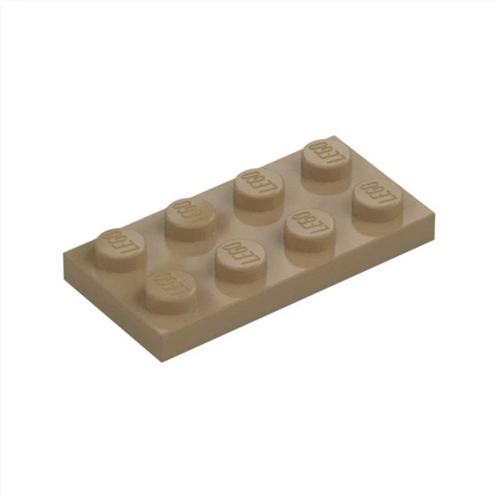 LEGO płytka 2x4 ciemny piaskowy Dark Tan 3020