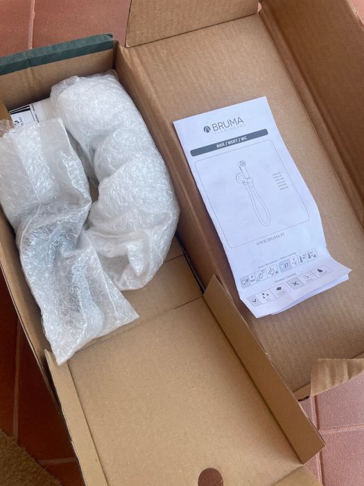 Misturadora para bidé WC, abertura 180º. Chuveiro em latão – Bruma