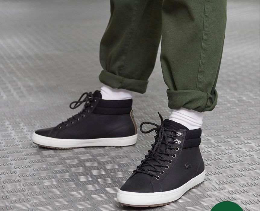 Lacoste Straightset Insulate Hi buty wysokie adidasy męskie 44/28 cm