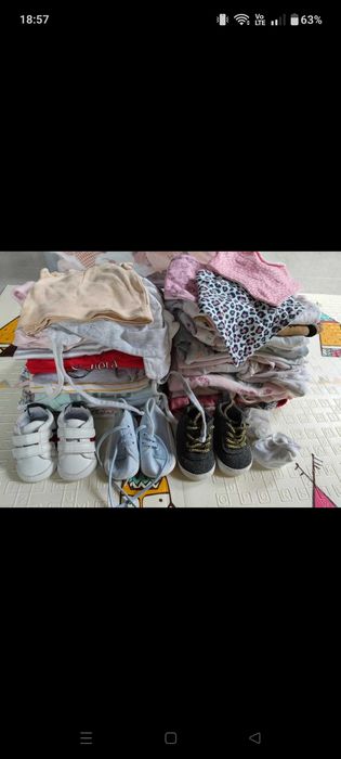 Paka ubranek dla dziewczynki 56