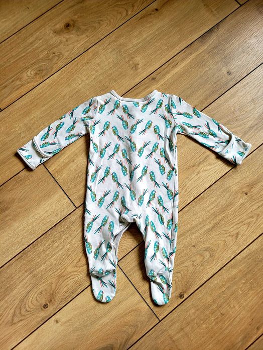 Pajace 2szt niemowlęce 62 0-3 noworodek piżama śpiochy 2pak unisex