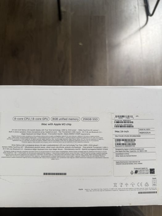 iMac with Apple M3 chip  rok 2023