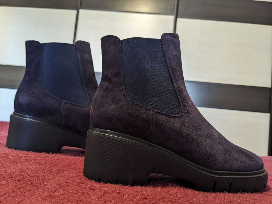 Брендовые женские челси UNISA /р.39/ нат. замша/ оригинал, Испания/