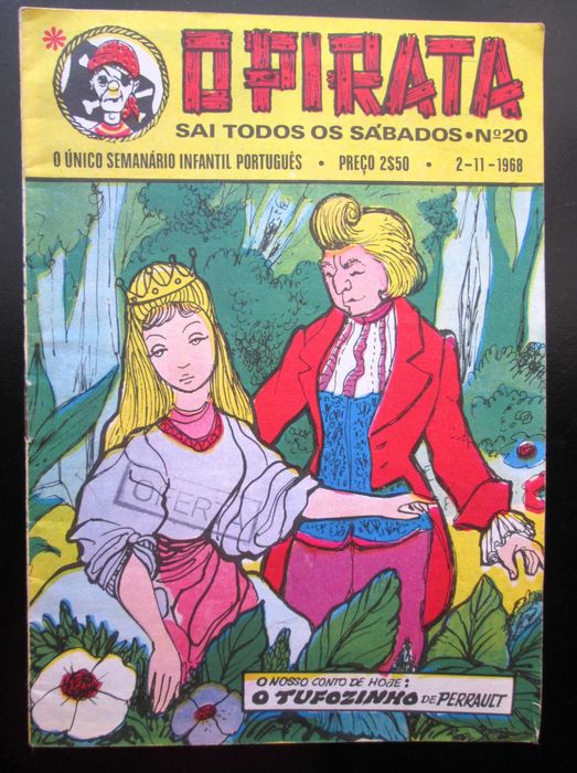 História e origem da BD + O Pirata