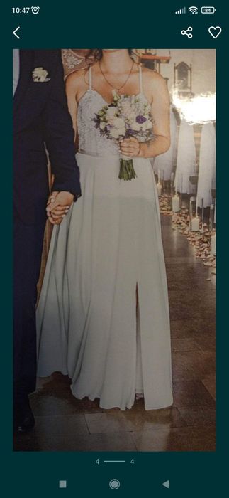 Suknia ślubna z odpinanym gorsetem