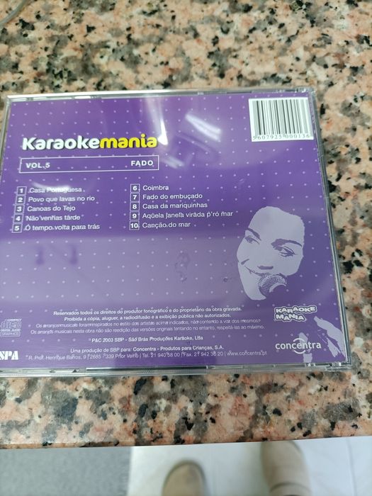 Três de CDS de  Música /Karaoke.