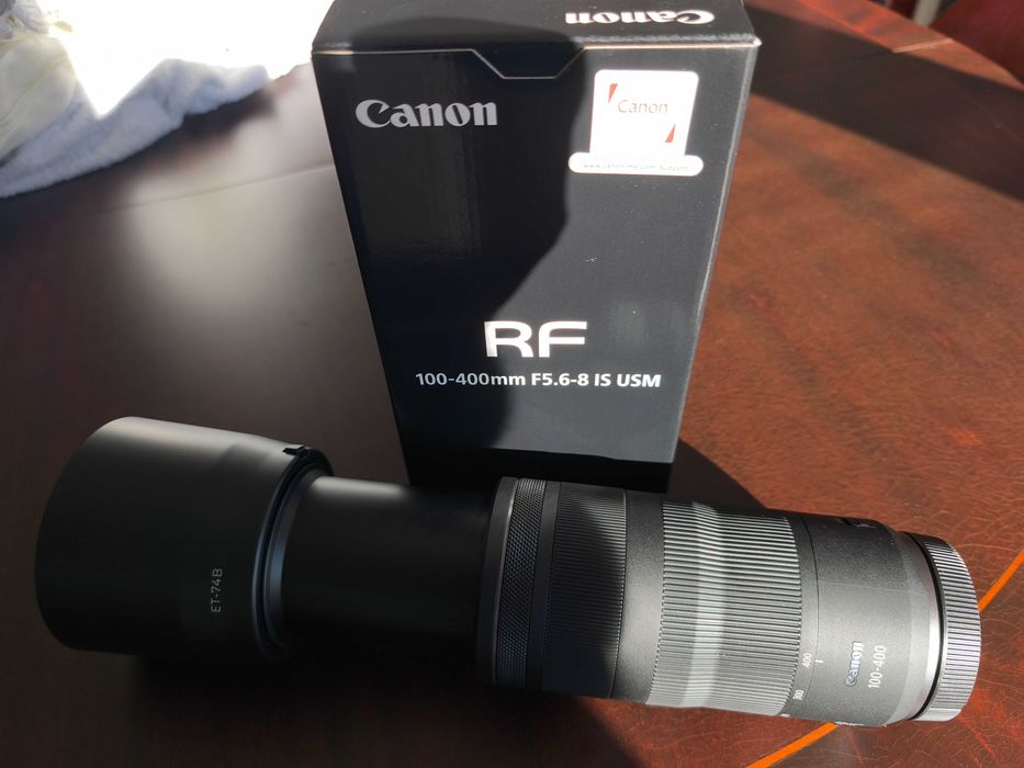 Objetiva Canon RF 100-400mm F5.6-8 IS USM