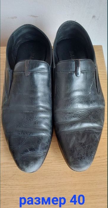 Туфли мужские кожанные 40 размер