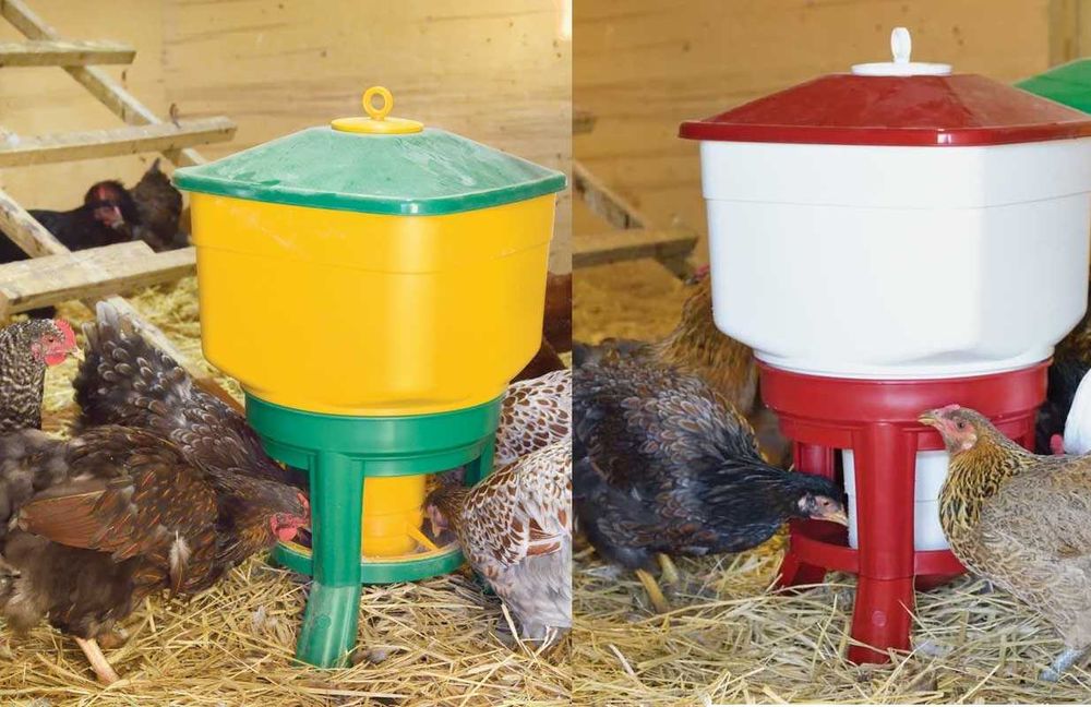 Poidło i karmidło automatyczne 30L dla drobiu SUPER ZESTAW