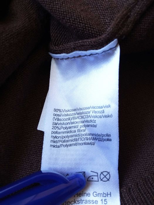 B.C. damski długi sweter kardigan brązowy r 38