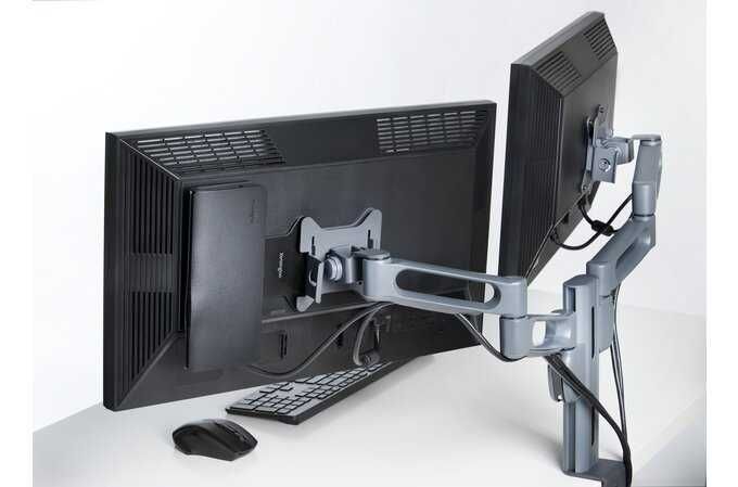Kensington SmartFit Dual Monitor Arm Mount - Suporte - Novo