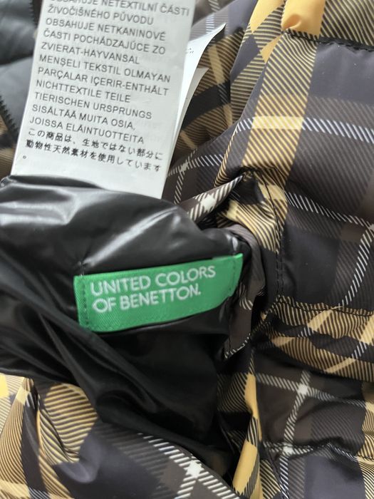 Kurtka cienka „puchowa” Benetton rozm. 38