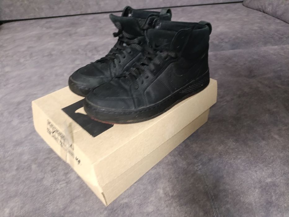 Зимние ботинки кожаные