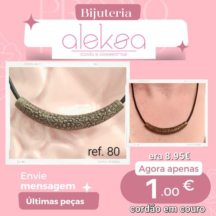 Colares 1€ NOVOS c/etiqueta (artigos de loja)