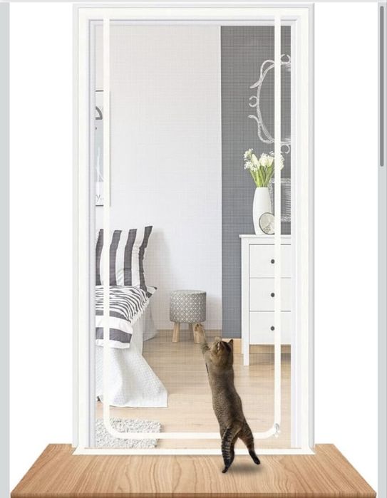 Siatka kratka do drzwi izolacja kotow