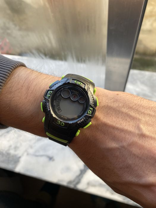 Relógio homem Lasica preto e verde